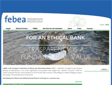 Tablet Screenshot of ethicalbankingeurope.com